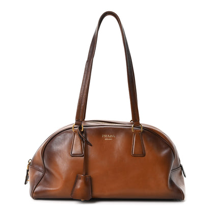 Prada Vitello Old Medium Bowling Bag Cognac 1 of 10