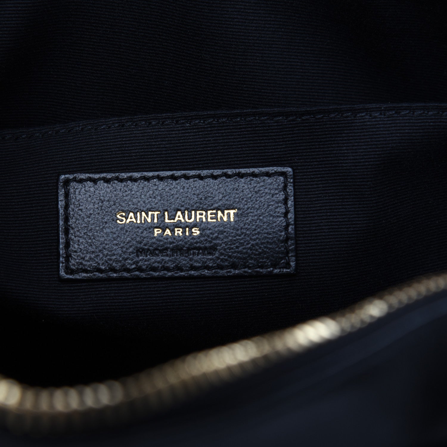Saint Laurent Calfskin Matelasse Monogram Lou Camera Bag Black 6 of 9