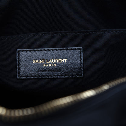 Saint Laurent Calfskin Matelasse Monogram Lou Camera Bag Black 6 of 9
