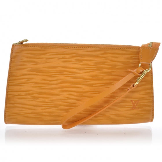 Epi Pochette Accessories 21 Bag Mandarin
