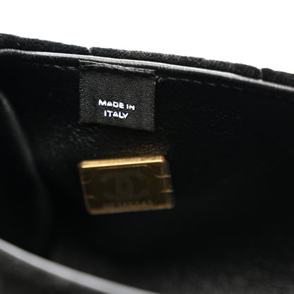 Chanel Velvet Quilted Mini Top Handle Flap Black 15 of 23