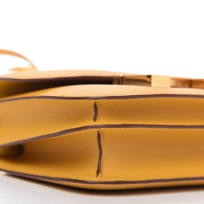 Hermes Epsom Constance 18 Jaune Ambre 6 of 11