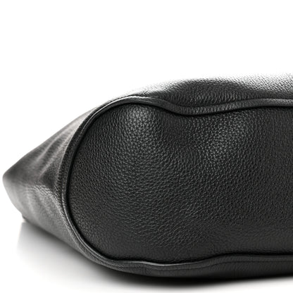 Salvatore Ferragamo Calfskin Margot Hobo Black 9 of 10