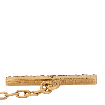 Gucci 18K Yellow Gold Diamond GG Running Bracelet 3 of 3