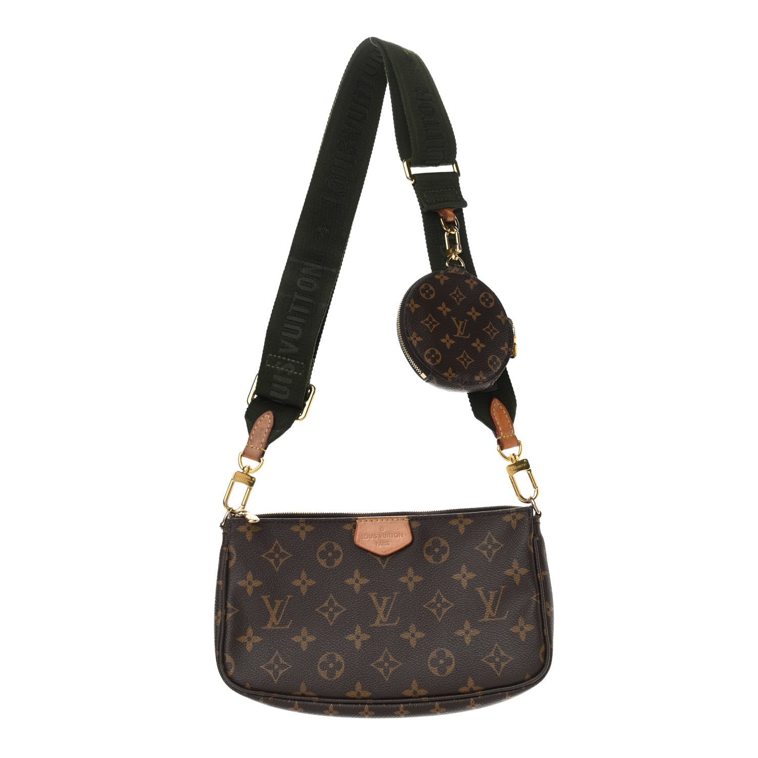 Louis Vuitton Monogram Multi Pochette Accessories Large Pochette Kaki 1 of 16