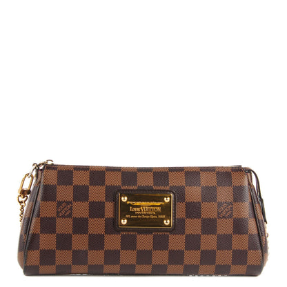 Louis Vuitton Damier Ebene Eva Clutch 1 of 7