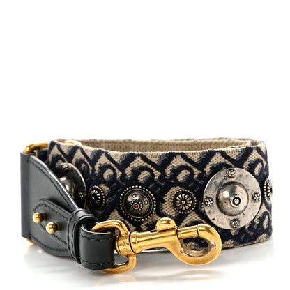 Christian Dior Christian Dior Canvas Shoulder Strap Beige Blue 1 of 5