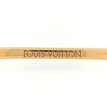 Louis Vuitton Metal Louisette Bracelet M Gold 3 of 4