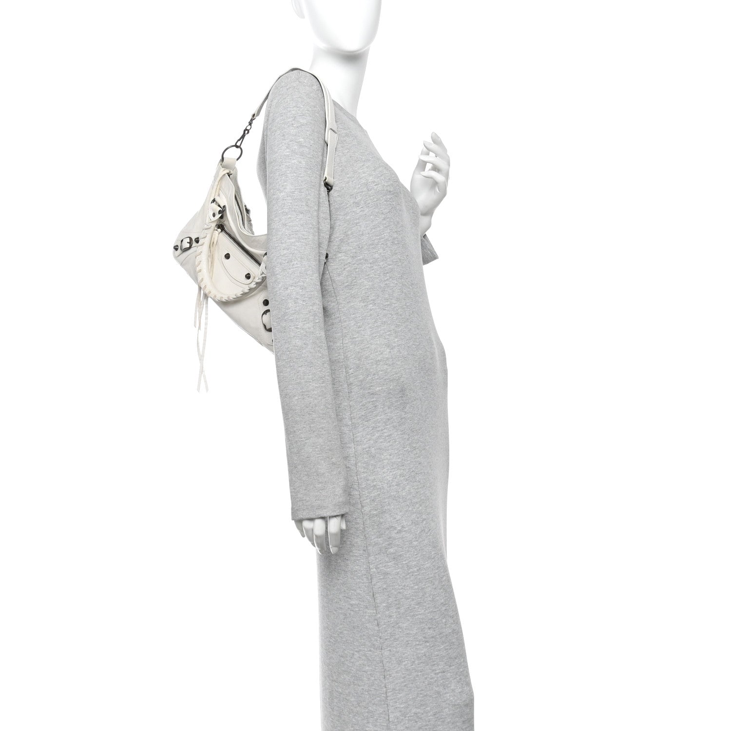 Balenciaga Agneau Classic Hardware First White Light White Light 2 of 11