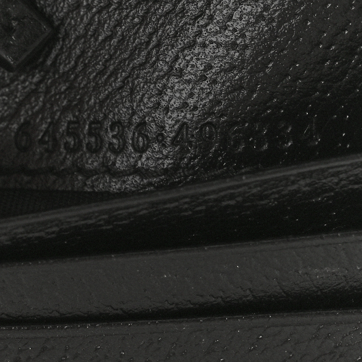 Jacquard Black Denim GG Monogram Textured Dollar Calfskin Jackie 1961 Card Case Black Ivory