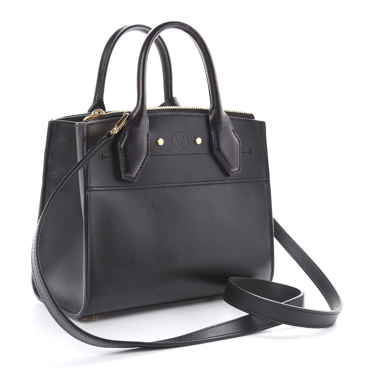 Calfskin City Steamer Mini Black