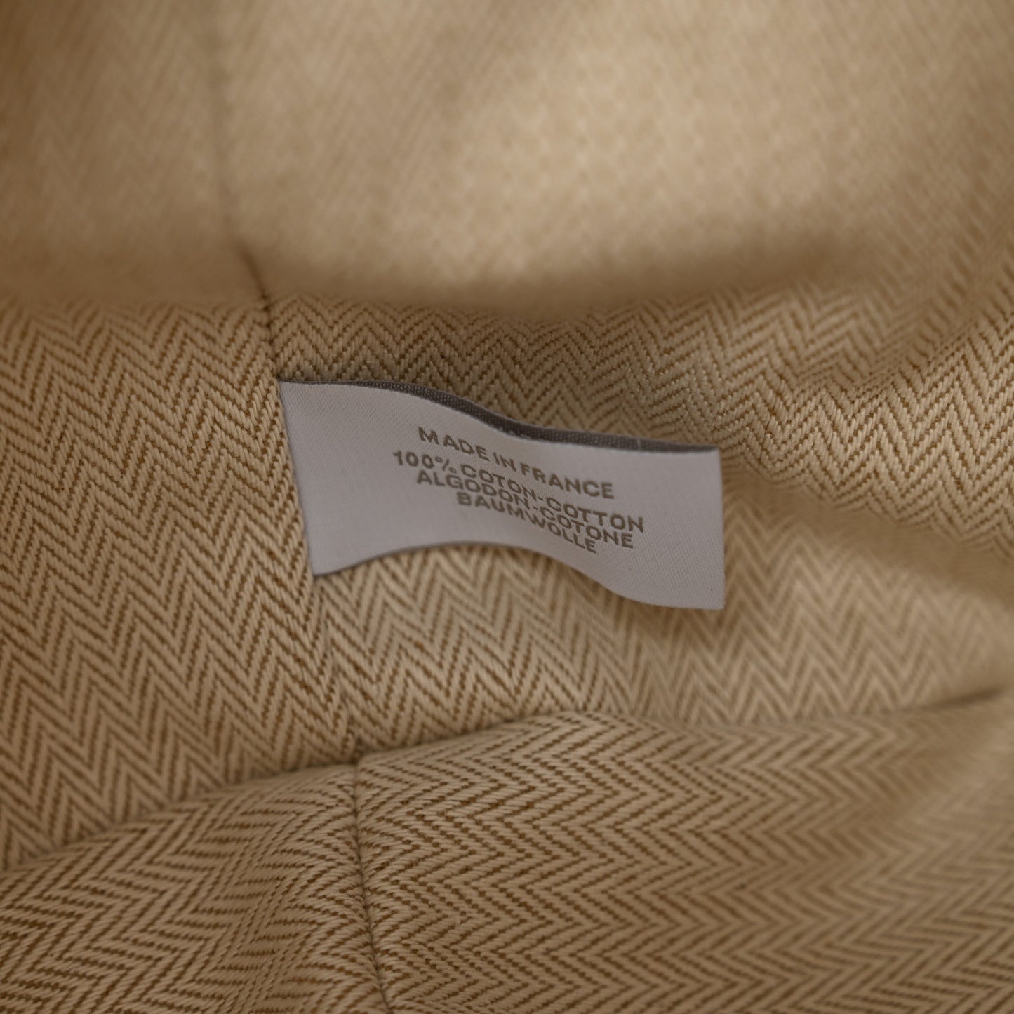 Canvas Large Bride-A-Brac Cabriole Case Biscuit