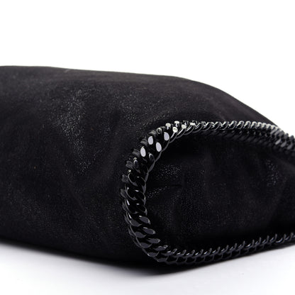 Stella McCartney Shaggy Deer Falabella Fold Over Tote Black 8 of 12