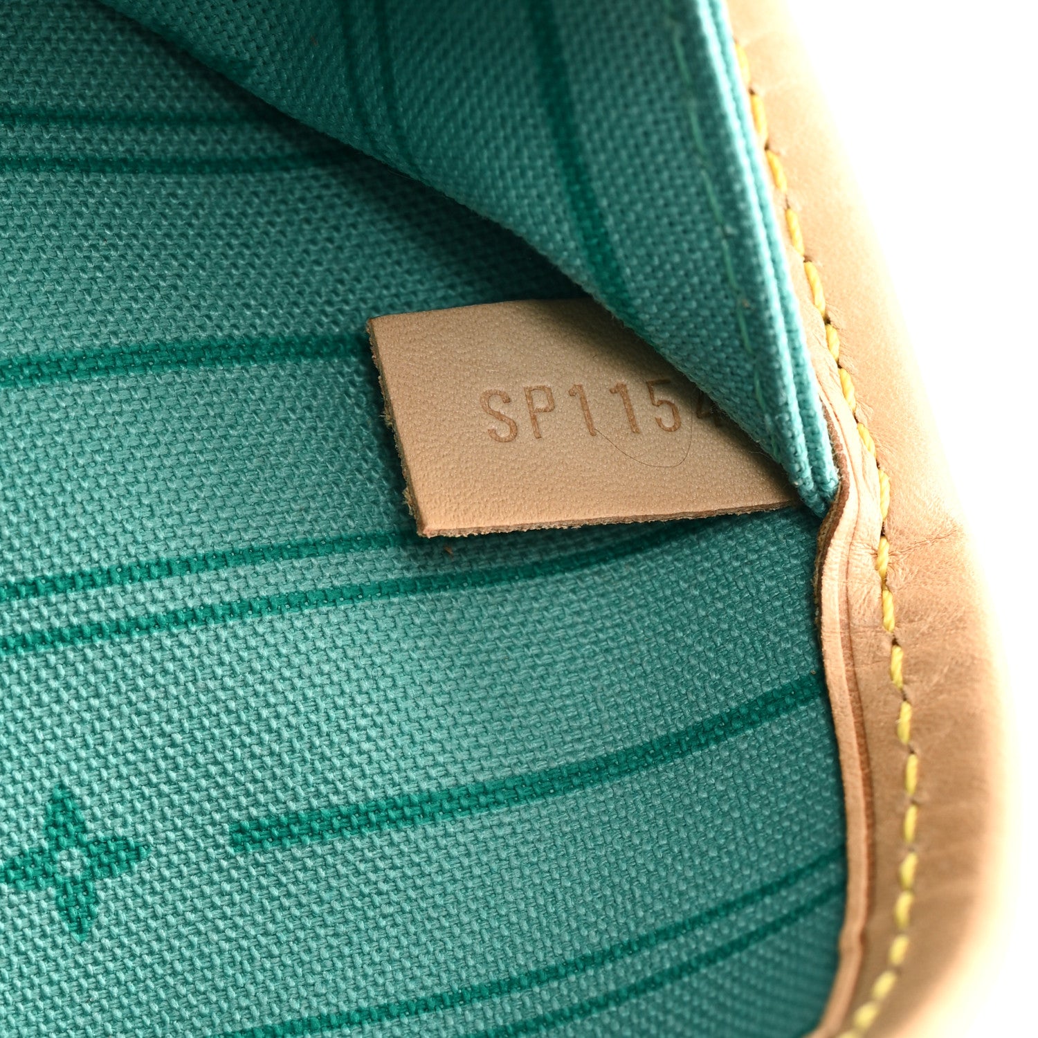 Louis Vuitton Monogram My LV Heritage Neverfull Turquoise White 7 of 11