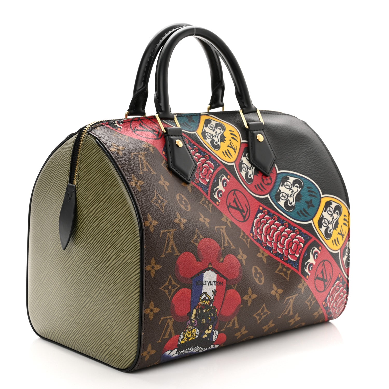 Louis Vuitton Monogram Kabuki Speedy 30 3 of 9