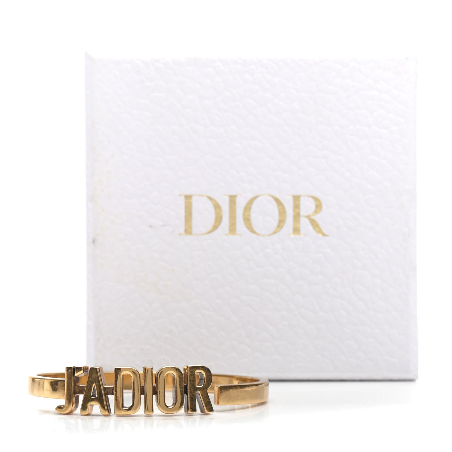 Metal J'Adior Bracelet Cuff Gold