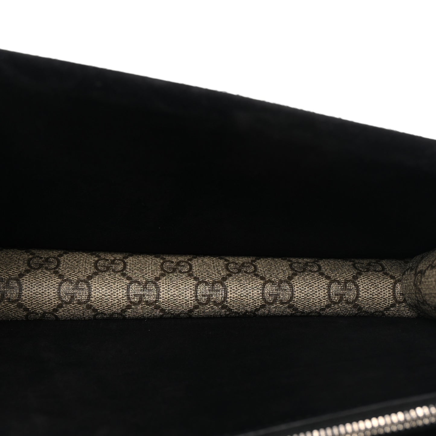 GG Supreme Monogram Small Dionysus Shoulder Bag Black
