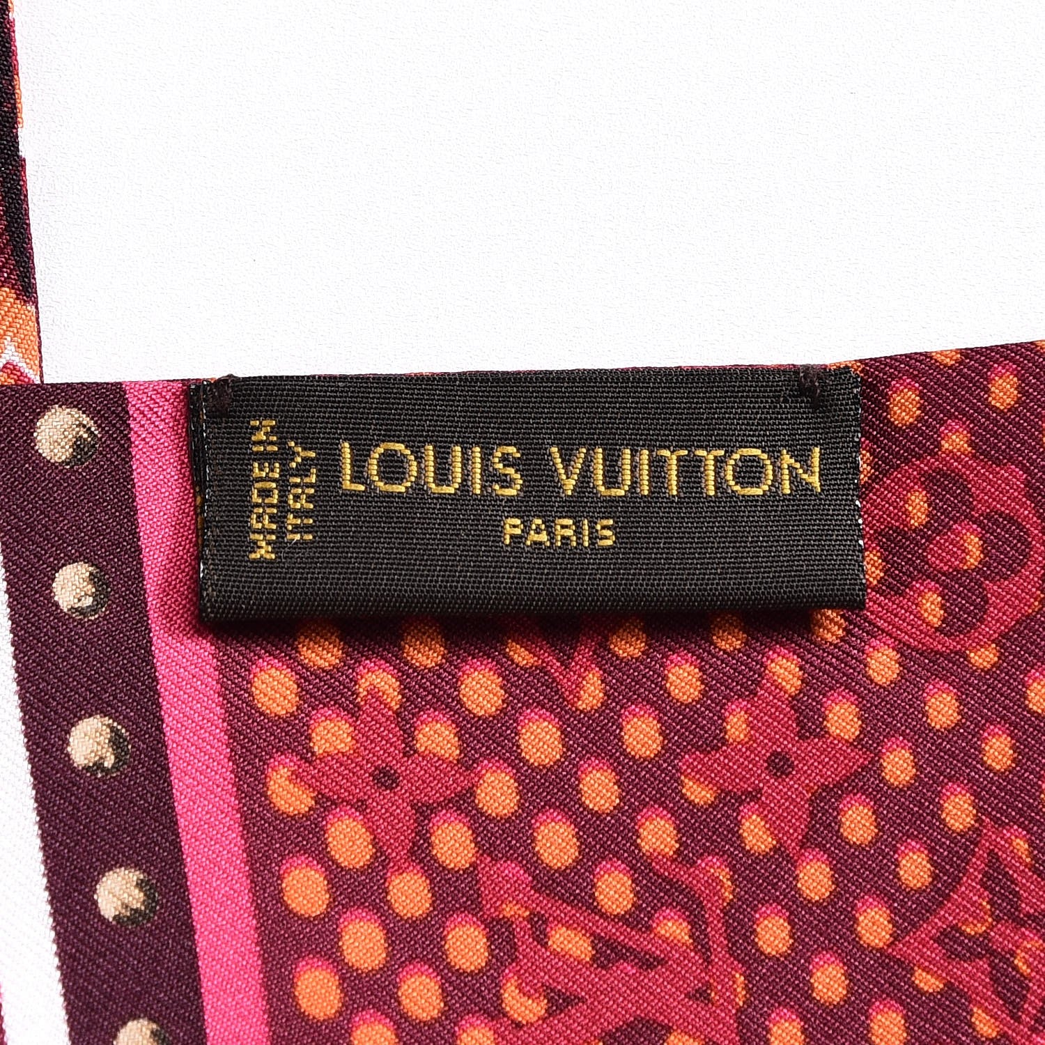 Louis Vuitton Silk Monogram Wallpaper Bandeau 3 of 3