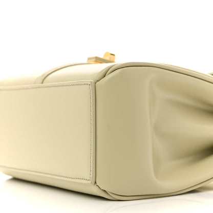 Celine Satinated Calfskin Mini 16 Top Handle Bag Almond Green 11 of 13