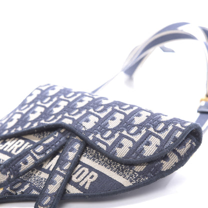 Christian Dior Oblique Saddle Pouch Blue 7 of 10