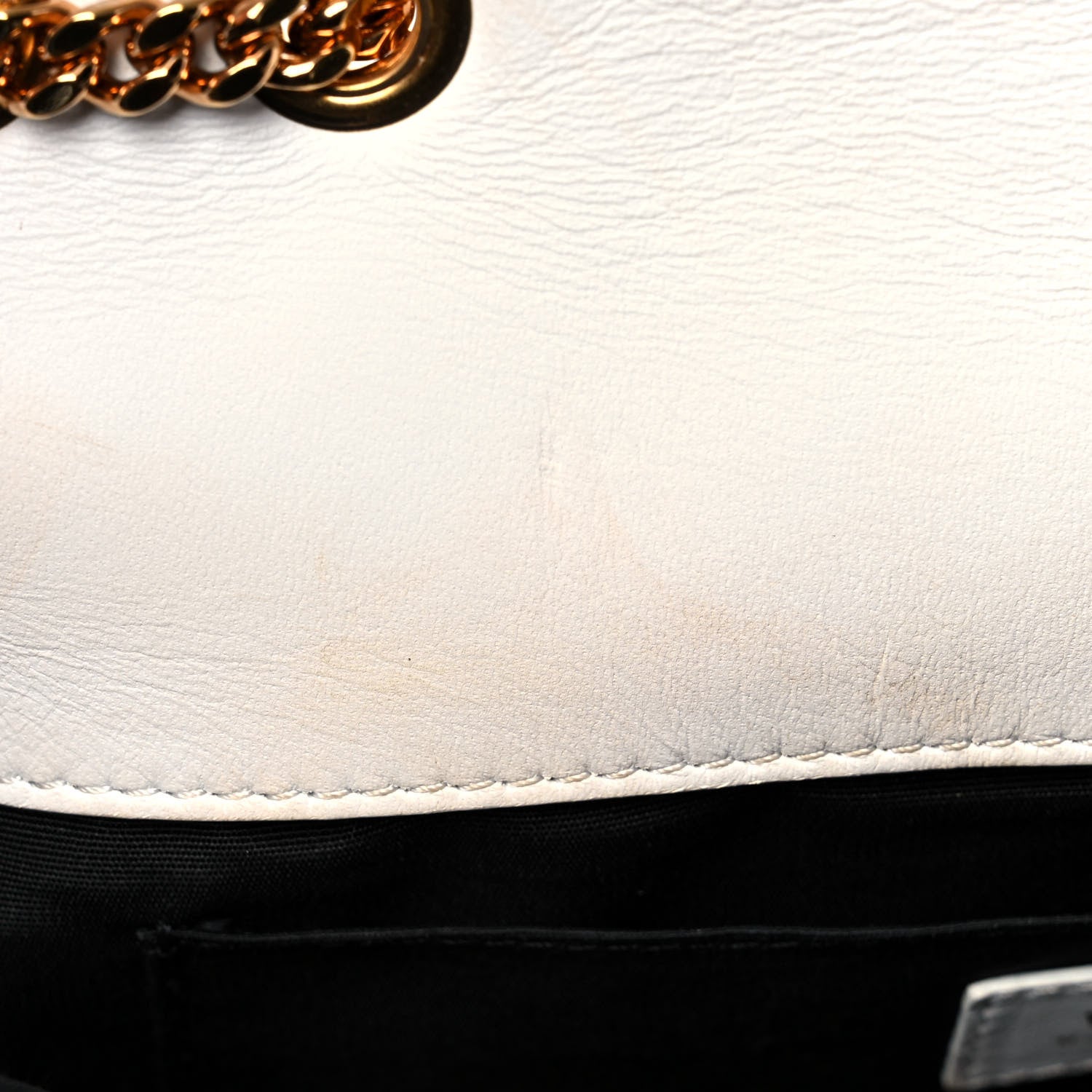Versace Nappa Quilted Medusa Chain Crossbody White 9 of 10