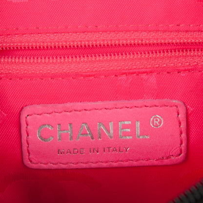 Chanel Calfskin Quilted Cambon Pochette Black White 6 of 7