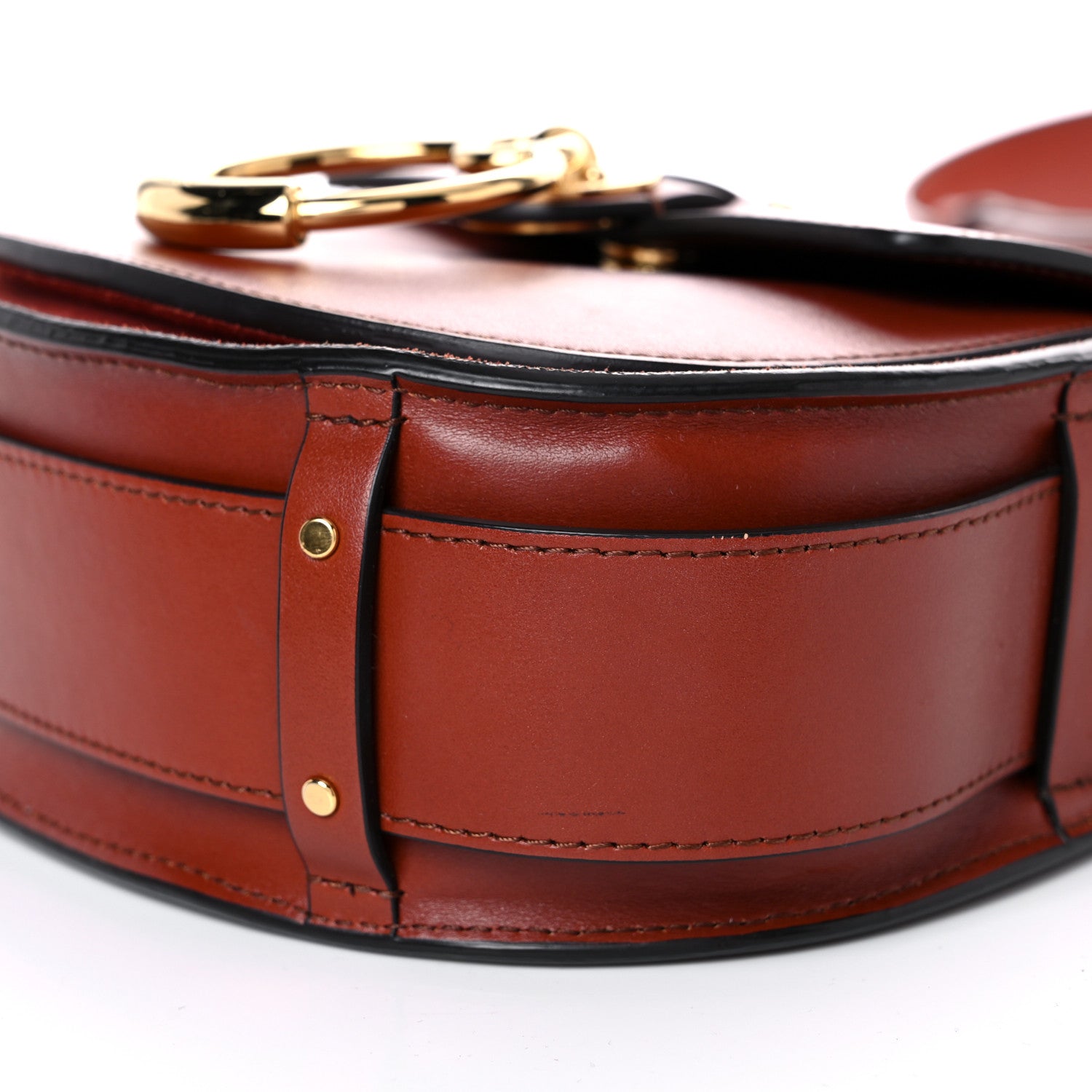 Chloe Calfskin Small Tess Bag Sepia Brown 9 of 10