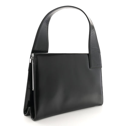 Gucci Shiny Calfskin Shoulder Bag Black 3 of 12