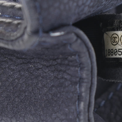 Chanel Iridescent Caviar Quilted Mini Boy Flap Navy 7 of 13