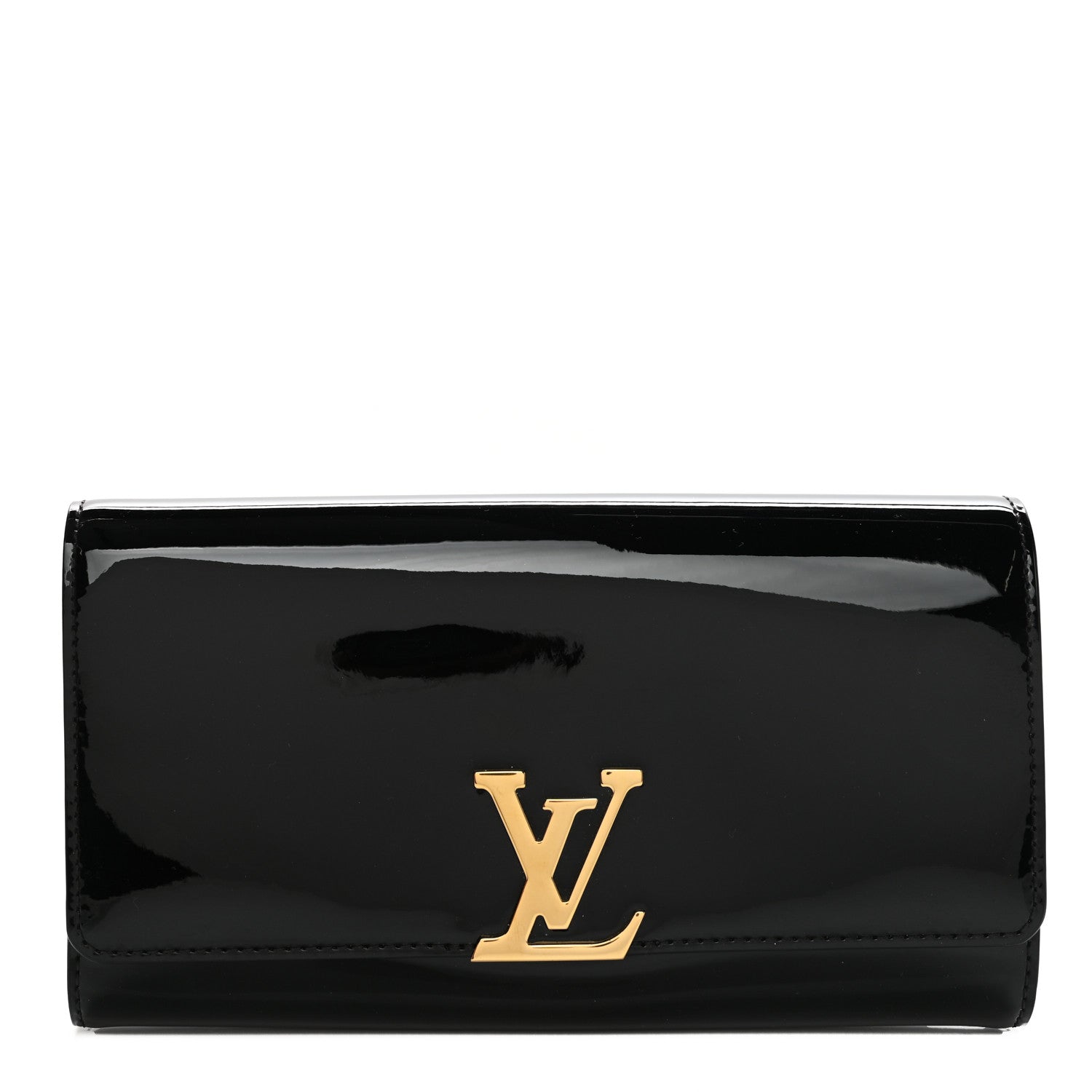 Louis Vuitton Patent Louise EW Clutch Black 1 of 7