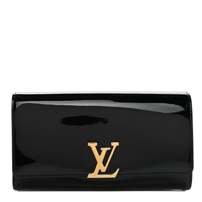 Louis Vuitton Patent Louise EW Clutch Black 1 of 7