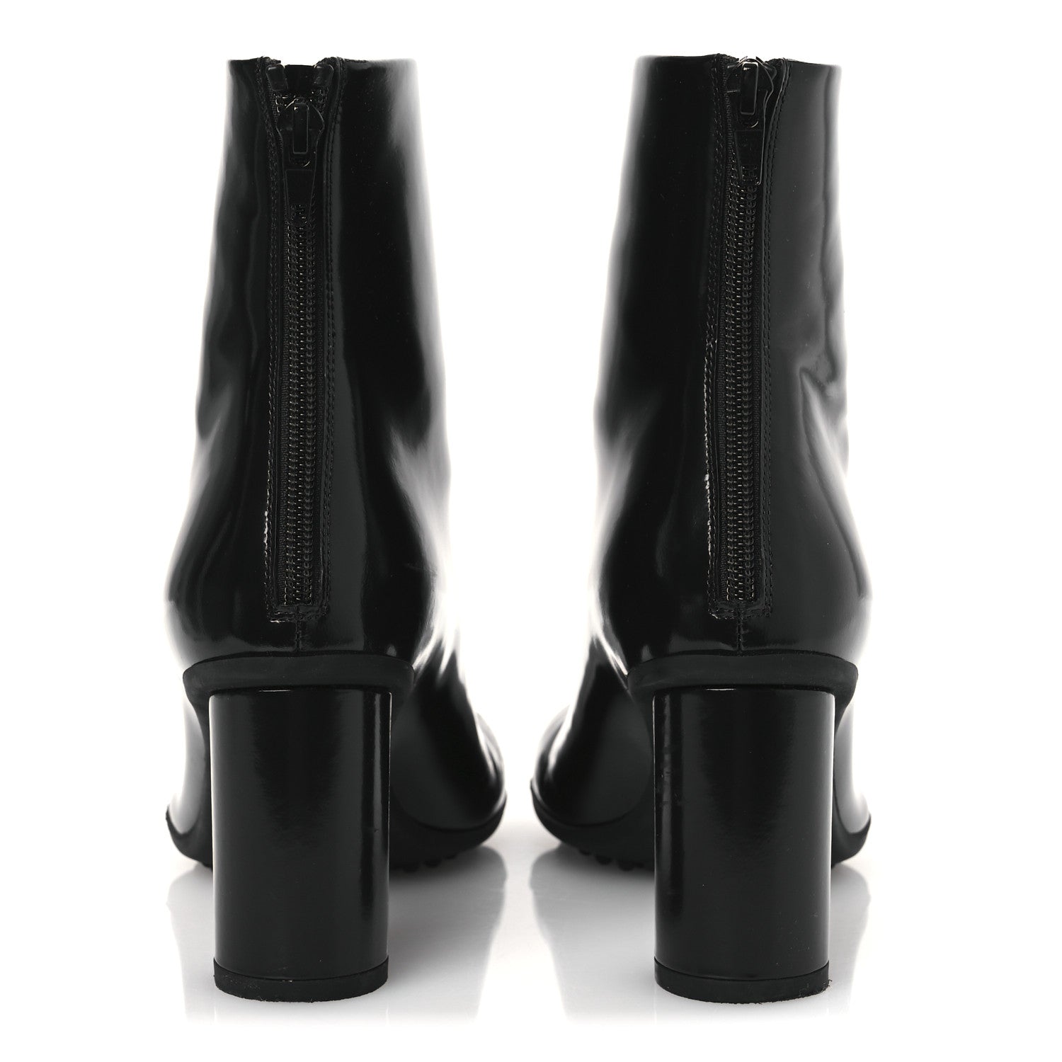 Bottega Veneta Patent Lambskin Atomic Boots 37 Black 6 of 11