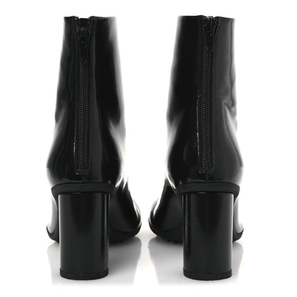 Bottega Veneta Patent Lambskin Atomic Boots 37 Black 6 of 11