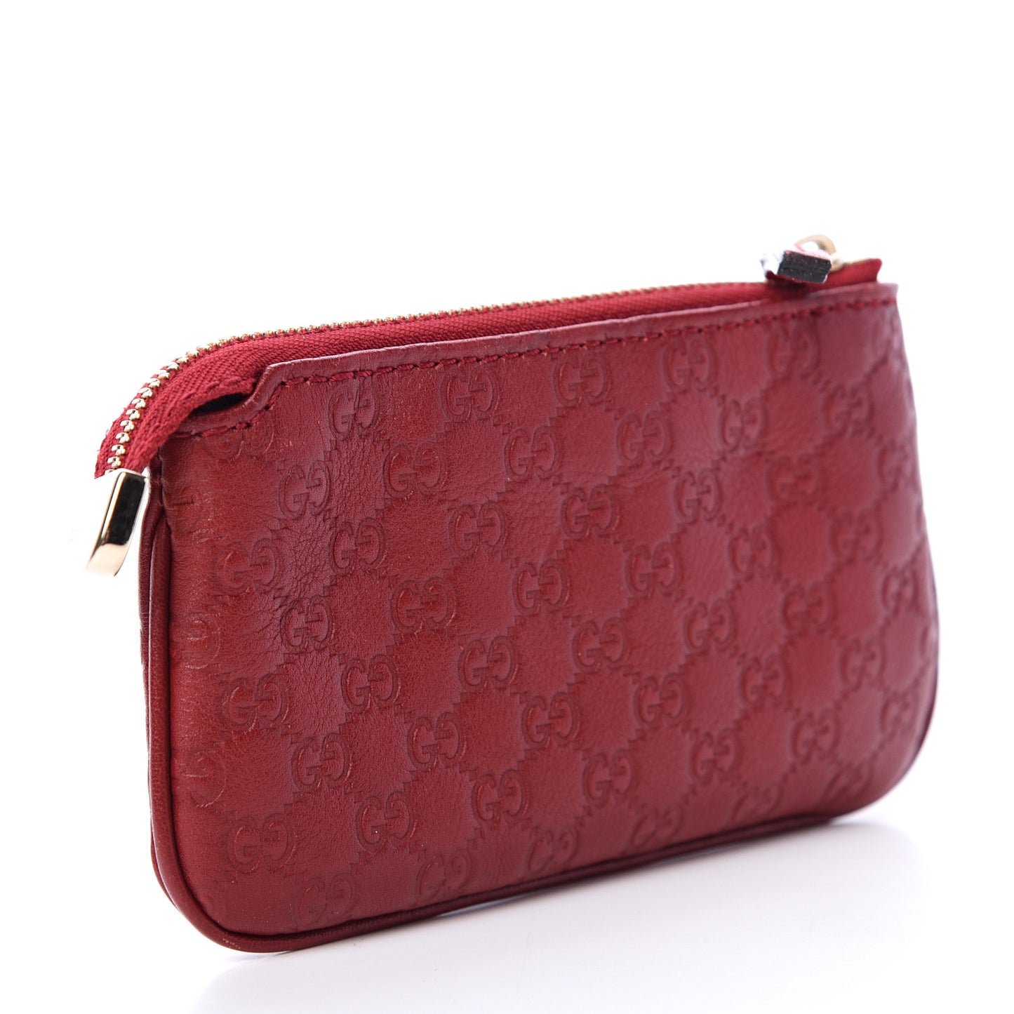 Microguccissima Key Case Hibiscus Red