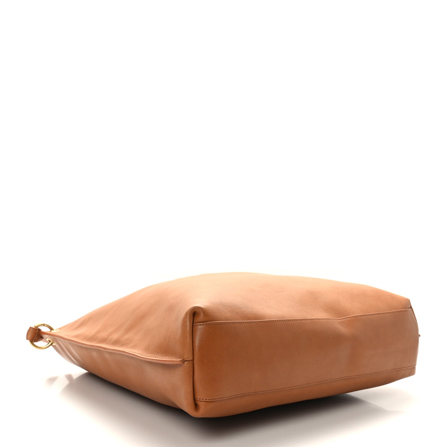Calfskin Tag Hobo Tan