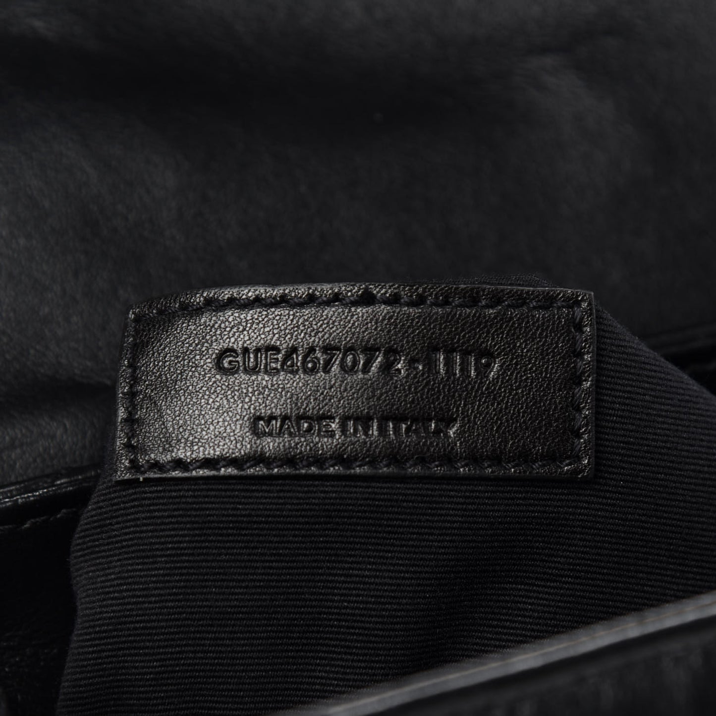 Calfskin Y Quilted Monogram Toy Loulou Crossbody Bag Black