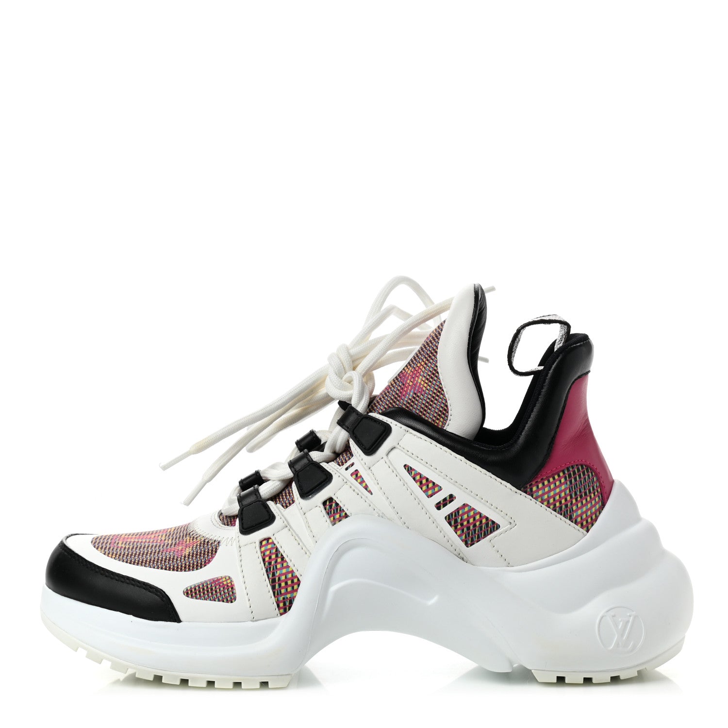 Louis Vuitton Calfskin Nylon LV Pop Archlight Sneaker 38 Rose 1 of 8