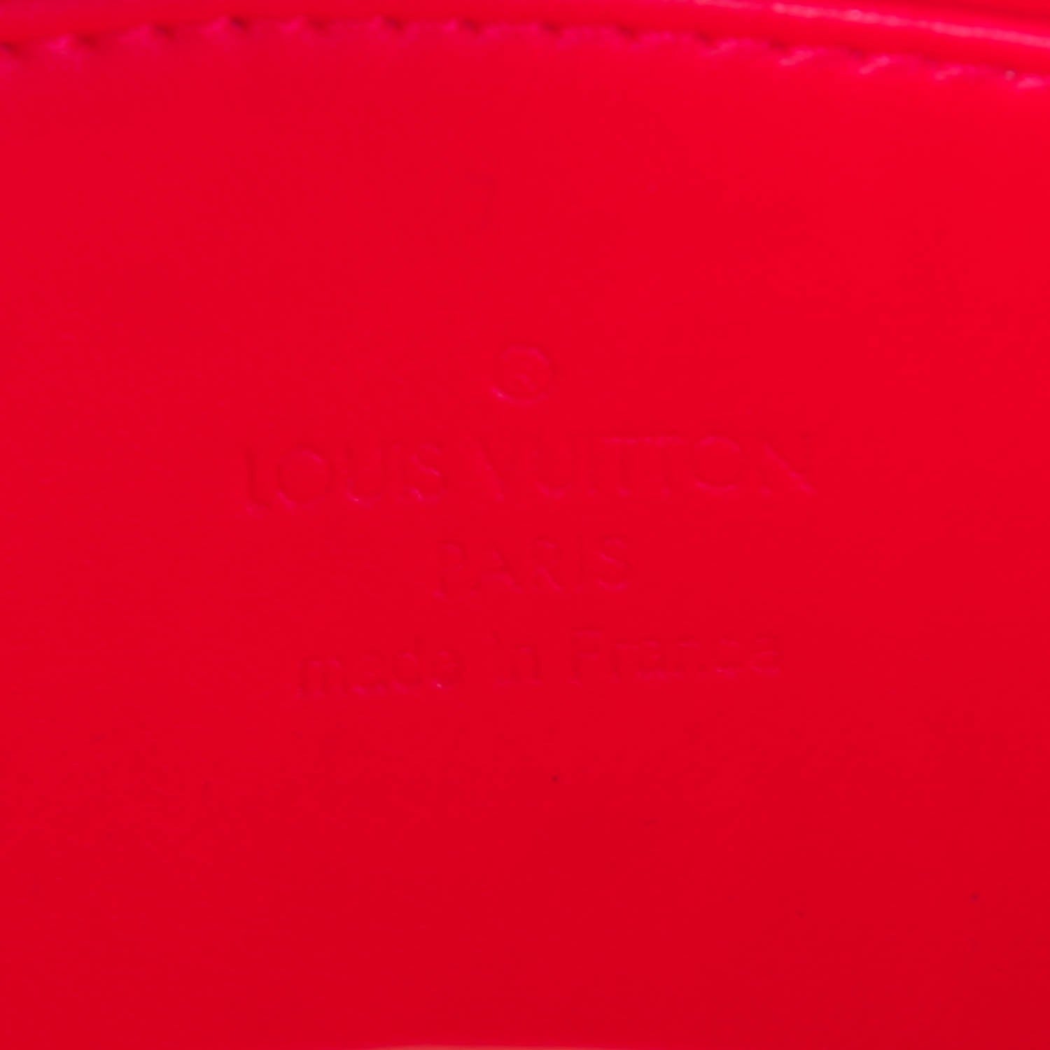 Louis Vuitton Vernis Trousse Cosmetic Pouch Rose Pop 6 of 7