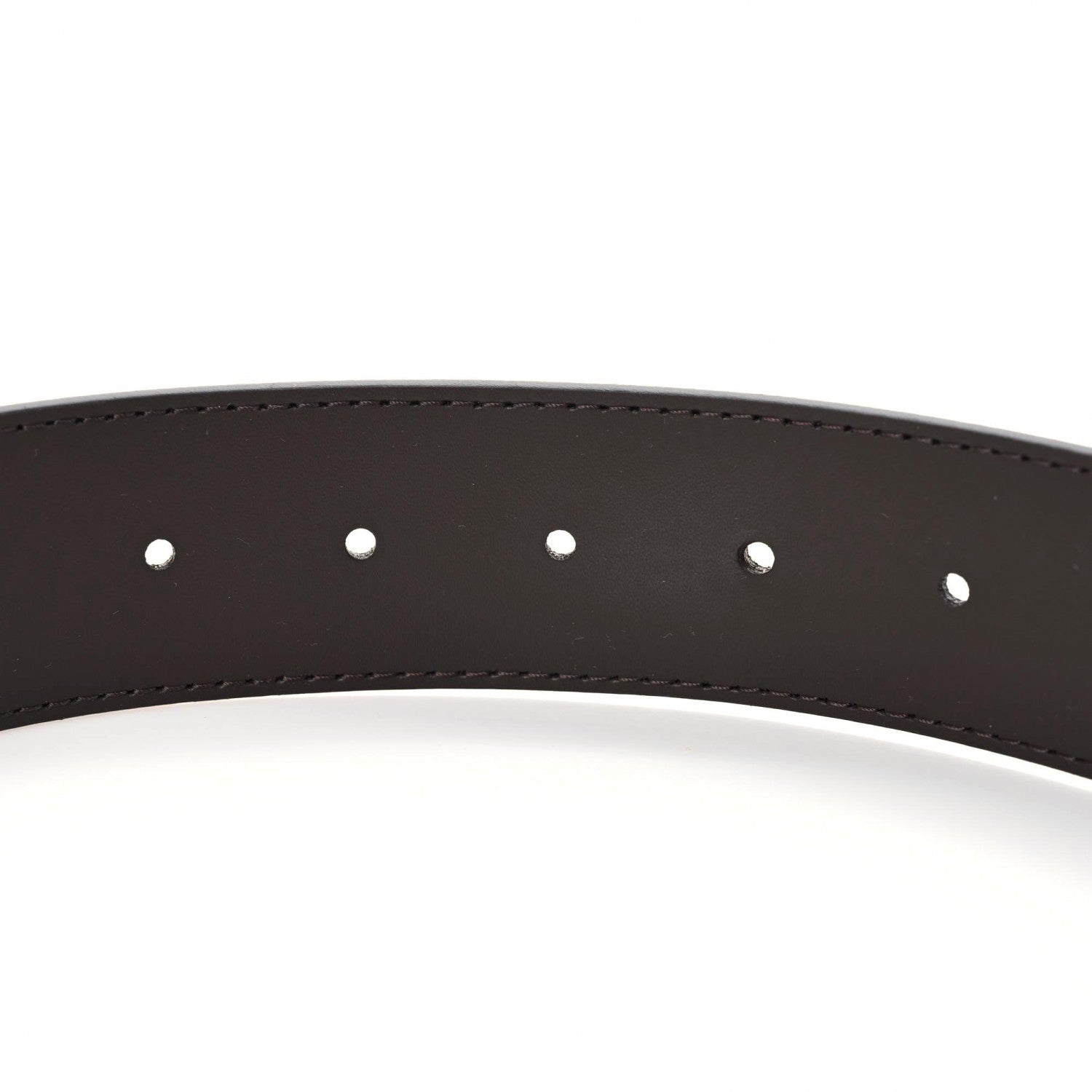 Louis Vuitton Monogram Calfskin 40mm LV Initiales Reversible Belt 95 38 Brown 4 of 5