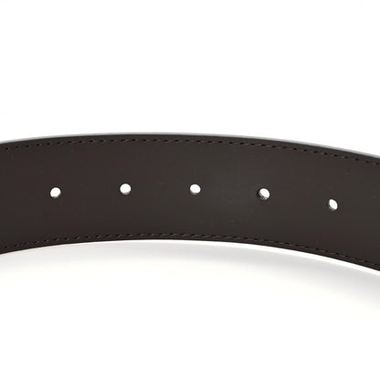 Louis Vuitton Monogram Calfskin 40mm LV Initiales Reversible Belt 95 38 Brown 4 of 5