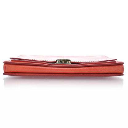 Alexander Wang LANVIN Snakeskin Partition Bag Red 5 of 8