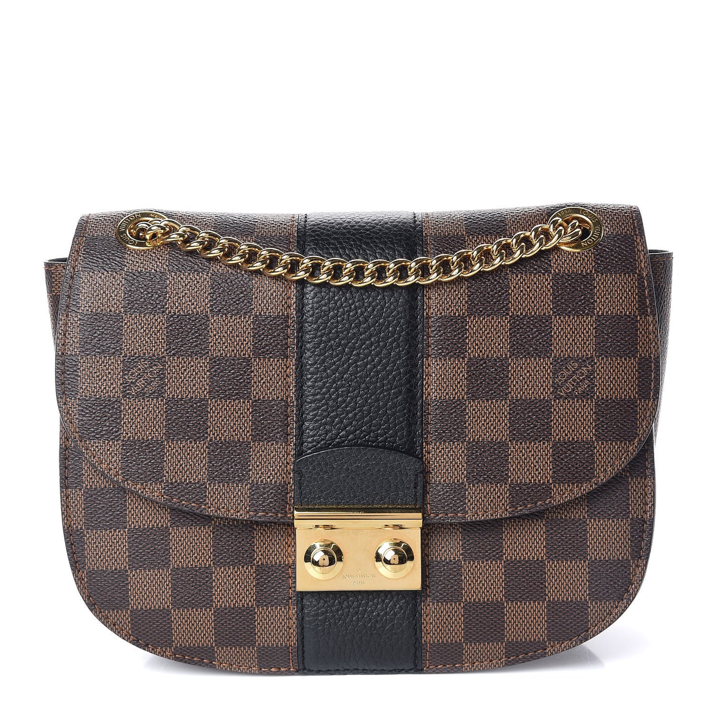 Damier Ebene Cuir Taurillon Wight Black