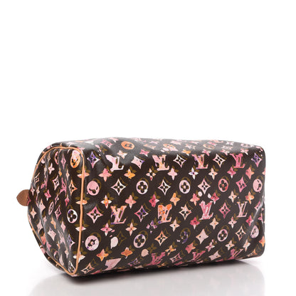 Louis Vuitton Watercolor Aquarelle Speedy 35 Brown 4 of 9