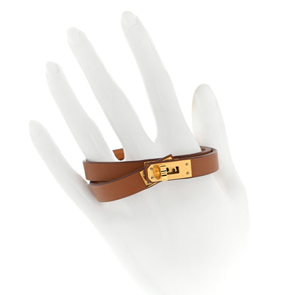 Hermes Swift Mini Kelly Double Tour Bracelet Gold 2 of 6