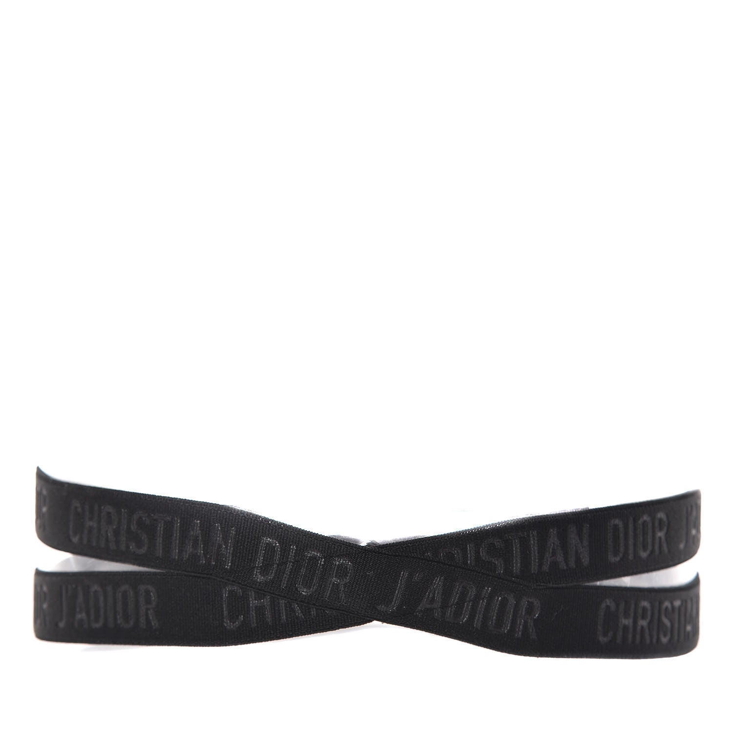 Christian Dior Polyester J'Adior Headband Black 3 of 5