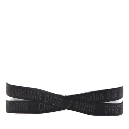 Christian Dior Polyester J'Adior Headband Black 3 of 5