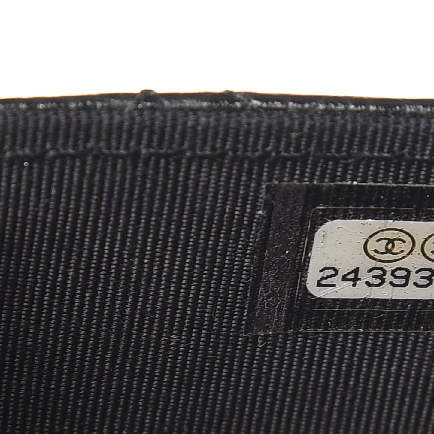 Caviar Quilted Flap Card Holder Black