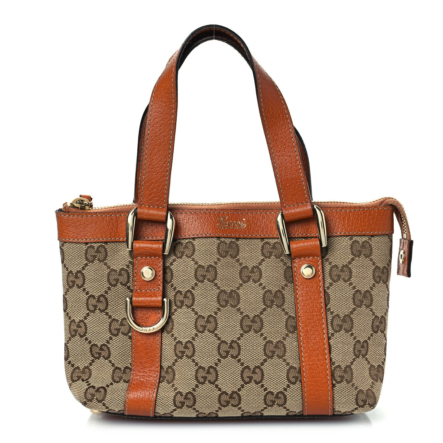 Gucci Monogram Small Abbey Tote Orange 1 of 11