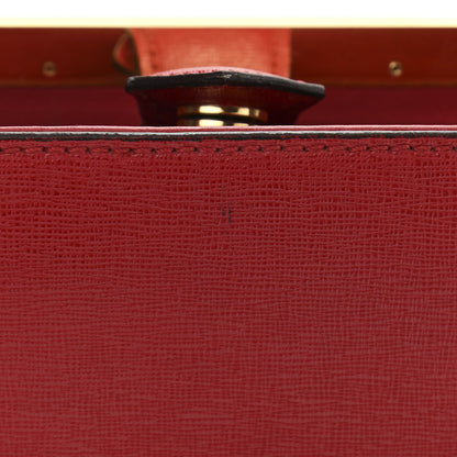 Fendi Vitello Elite Flamingo Petite 2Jours Tote Mattone 13 of 16