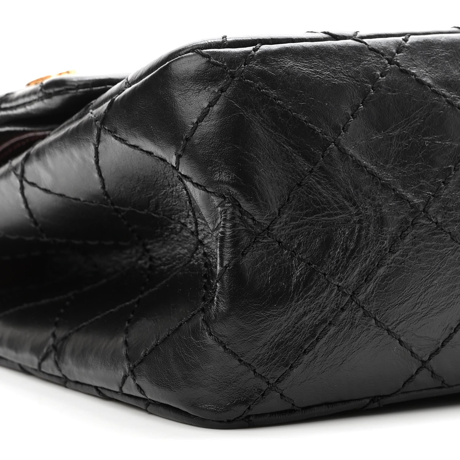Chanel Aged Calfskin Lucky Charms 2.55 Reissue 225 Flap Black 9 of 11